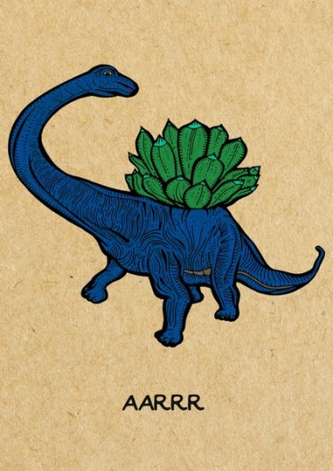 Открытка Cardsi - Динозавр №1639