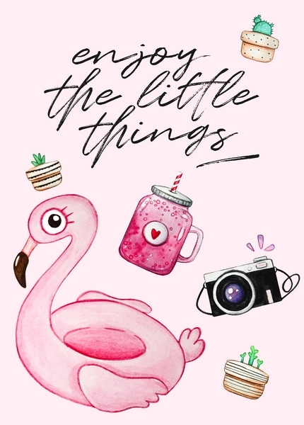 Открытка - Enjoy the little things №1359