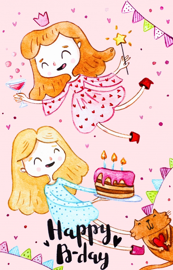 Открытка - Happy birthday №1304