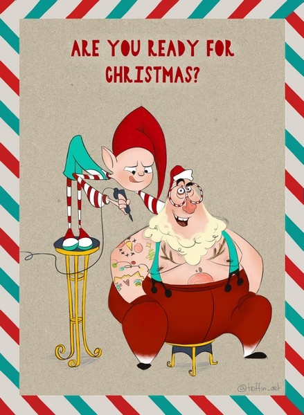 Открытка - Merry Christmas №1924