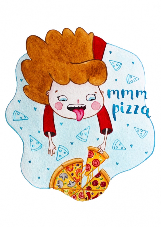 Открытка - MMM pizza №1205