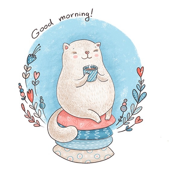 Открытка - Good morning №2288
