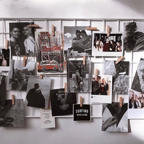 Сетка для вашего рабочего пространства - Мудборд (moodboard), размеры 120х35, 90х60 см