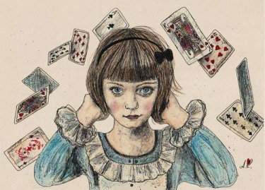 Открытка Cardsi - Алиса и карты №3077