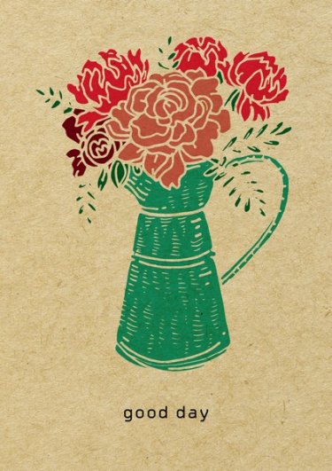 Открытка Cardsi - Цветы в вазе №1644