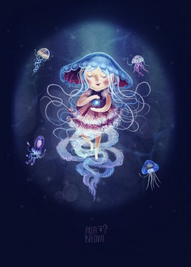 Открытка Cardsi - Магические существа медуза №1894
