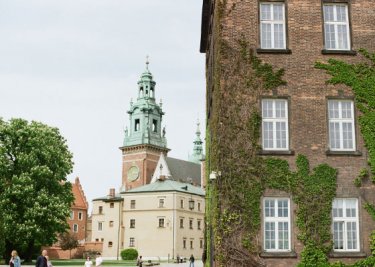 Открытка - Вацловский замок в Кракове №4370