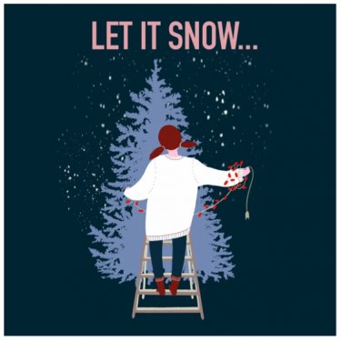 Открытка Cardsi - Let it snow  №3043