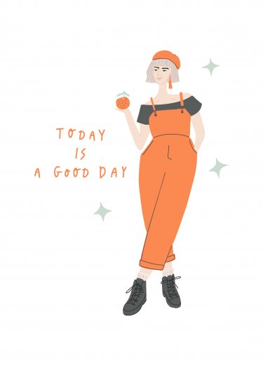 Открытка Cardsi - Today is a good day  №2974
