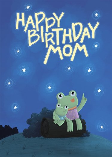 Открытка - Happy birthday mom №3689