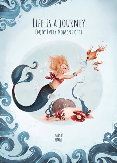 Открытка Cardsi -  Little mermaid journey №3507